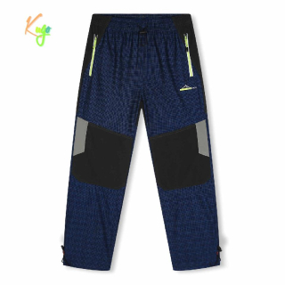 Dětské outdoorové kalhoty Kugo G9656 modré / signální zip